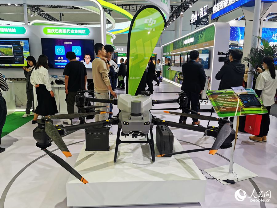 T50農業無人飛機。人民網 葉青卿攝